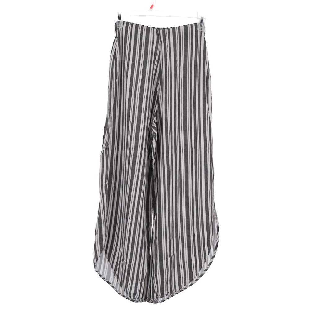 Pull&Bear Striped Linen Blend Pants Small - Picture 4 of 7
